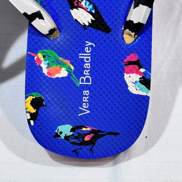 🦜Vera Bradley Parrot Flip-Flops (Size 7/8) – 🦜 - Picture 2 of 7